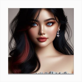 Asian Beauty Canvas Print