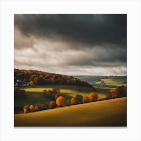 Autumn Landscape - Autumn Stock Videos & Royalty-Free Footage Canvas Print