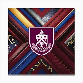 Burnley F.C Logo Wall Art 12 Canvas Print