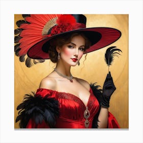 Victorian Lady 4 Canvas Print