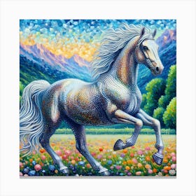 Horse In The Meadow 2 Canvas Print