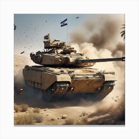 World Of Tanks 3 Canvas Print