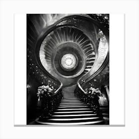 Spiral Staircase Canvas Print