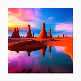 Desert Landscape 8 Canvas Print