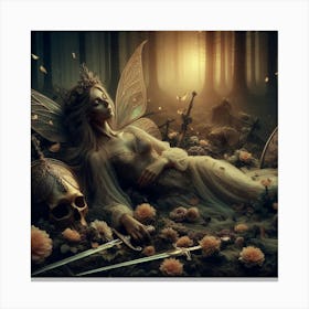 Fairy Of Death Canvas Print