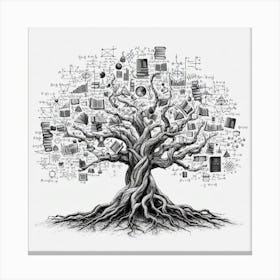 Tree Of Knowledge 1 Canvas Print