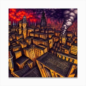 Cityscape 6 Canvas Print