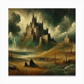 Castle In The Storm Canvas Print