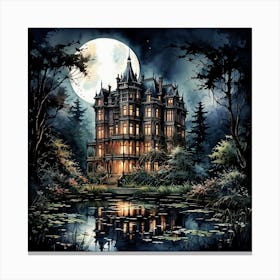 Haunted House Canvas Print