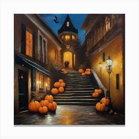 Halloween Pumpkins 4 Canvas Print