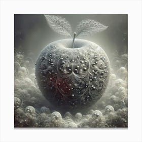 Apple In The Cloud Canvas Print