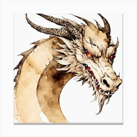 Dragon Painting (25) Canvas Print