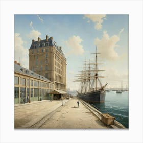 La Capitainerie Le Havre Art Print 1 Canvas Print