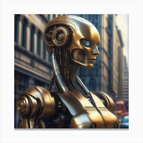 Futuristic Robot 47 Canvas Print