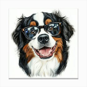 Bernese Mountain Dog 20 Canvas Print