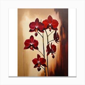 Red Orchids 1 Canvas Print