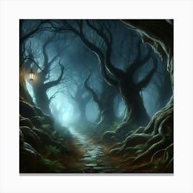 Dark Forest Canvas Print