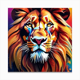 Lion Painting 75 Canvas Print