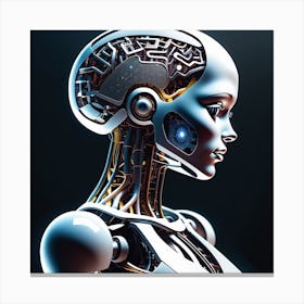 Humanoid Robot 4 Canvas Print