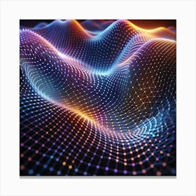 Abstract Wave Pattern 2 Canvas Print