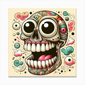 Sugar Skull 12 Canvas Print