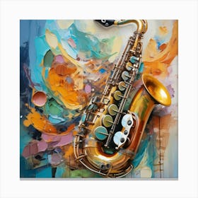 Saxophone 7 Canvas Print