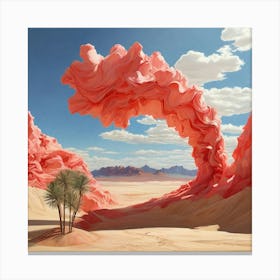 Pink Desert Canvas Print