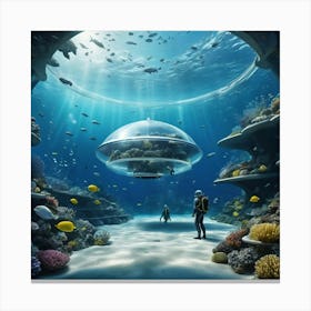 Undersea World Canvas Print