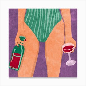 Red wine Canvas Print