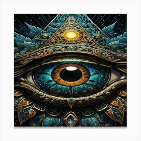 Eye Of God Canvas Print
