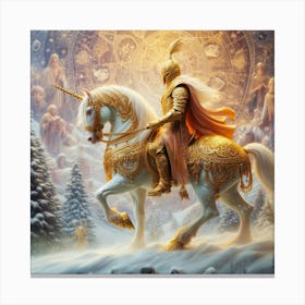 King Of The Gods 3 Canvas Print