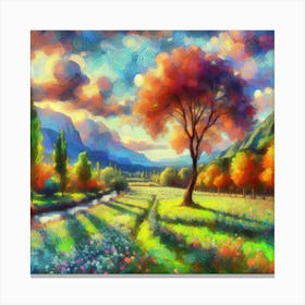 Landscape Painting Canvas Print