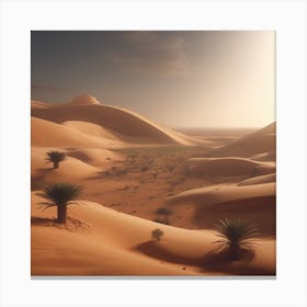 Desert Landscape 84 Canvas Print