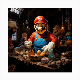 Mario Bros 12 Canvas Print