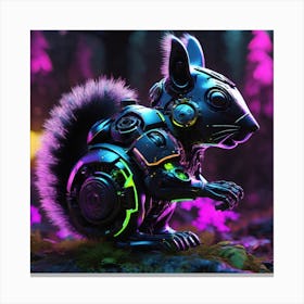 Robot Squirrel 7 Canvas Print