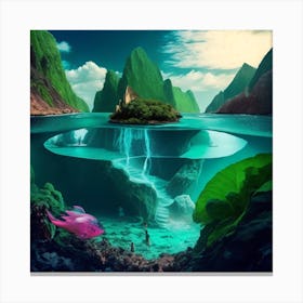 Underwater World Canvas Print