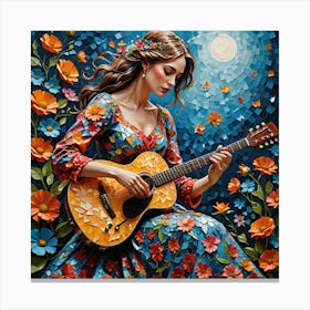 Acoustic Guitar 3 Canvas Print