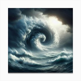 Stormy Sea 6 Canvas Print