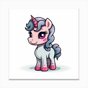 Cute Unicorn 18 Canvas Print