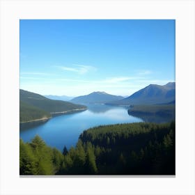 Lake - Lake Stock Videos & Royalty-Free Footage 2 Canvas Print