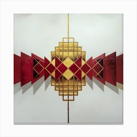 Red And Gold Canvas Print