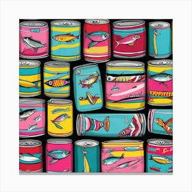 Sardines Art Prints (1) Canvas Print