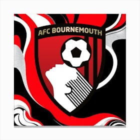 A.F.C. Bournemouth Logo Wall Arts 8 Canvas Print