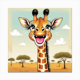 Giraffe Canvas Print