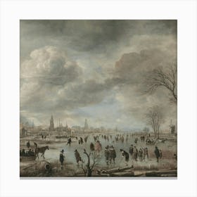 Skating 19 3 Canvas Print