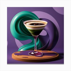 A Captivating Illustration Of An Espresso Martini Kxr2un0ysvmbbjy7mkqexg Sswkqjrpt7y124ewoikjug Canvas Print