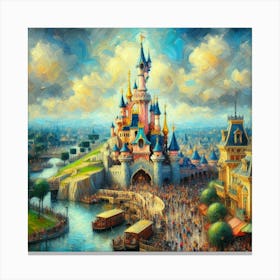 Disneyland, France 4 Canvas Print