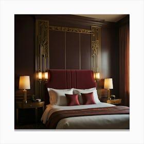 Deco Bedroom Canvas Print