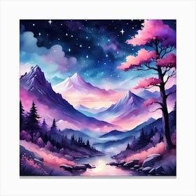 Landscape Painting Canvas Print