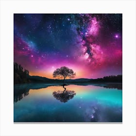 Tree In The Sky 1 Canvas Print